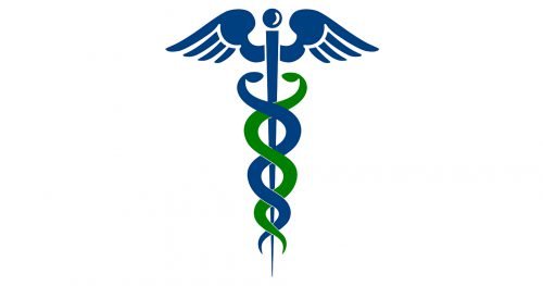 Bâton d`Asclépios logo