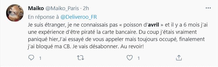 L'expérience client Deliveroo : pourquoi ce bad Buzz du 1er avril ?