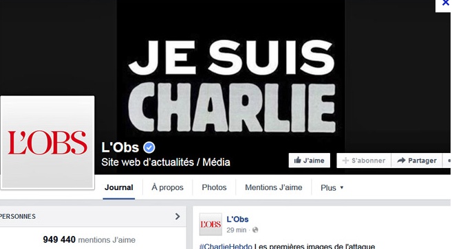 Le Nouvel Obs - banniere Je suis Charlie