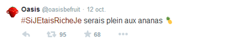 Exemple de tweet court