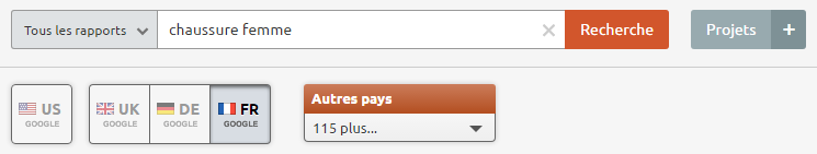 Référencement naturel : comment ça marche Mot clé SEMrush